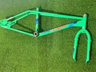1985 Haro Master Freestyle 20    Frame And Fork Green Vintage Old School