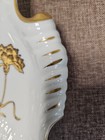 Vintage Matson Gold Gilt Ceramic Soap Dish Hollywood Regency Stylebuilt Shell