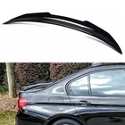 Rear Spoiler Compatible With 2012-2018 Bmw F30 3 Series   2014 Glossy Black