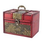 Portable Wooden Jewelry Organizer Case Classic Style Elegant Shape For Daily