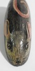 Vintage Painted Rock   Stone - Gray Rat With Long Tail Hand Painted Realistic
