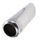  2 5  Id Inlet Turn Down Exhaust Tip T304 Stainless Steel Surface 2 5 x3 5 x12 