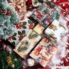 Vintage Christmas Wrapping Paper For Women Girls Boys Men - Retro Xmas Wrapping 