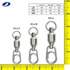 Ball Bearing Fishing Swivel With Fast Snap Clip Stainless Steel Connector Tackle