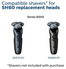 Philips Norelco Replacement Blades Sh60 For Series 6000 Rounded Shavers-oem