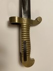 Rare Civil War U s  Model 1861 Merrill Navy Rifle Yataghan Saber Bayonet Sword