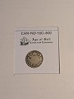 No Date Canada 10c Silver Dime George V Likely  800