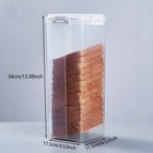 Bread Loaf Container Clear Airtight Bread Box With Lid Sandwich Bread Holder