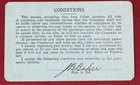 1929 Susquehanna River   Western Railroad Annual Pass  perry County Pa Rr 