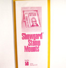Showgard Clear Stamp Mounts 215 50 Pack Of 15 Us Jumbo   Blocks Of 4  m78 