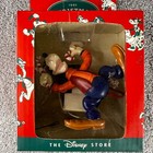 Rare 1995 Disney Store Goofy  jumping Jack  Christmas Ornament