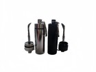 Travel Spice Container With Spoon - Mini Metal Vial Keychain Box 2pack