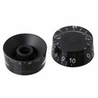4  Black Guitar Speed Control Knobs Tone Volume For Epiphone Les Paul Lp Esp Sg