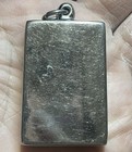 Old Phra Somdej Thai Buddha Amulet Pendant Powder Sacred Talisman In Metal Case