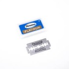 5 Double Edge Razor Blades  Personna Platinum  blue Box 
