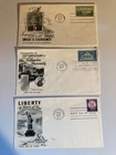 First Day Covers U S Small Collection  1949-1954  2 Post Cards 1882  1900 1 Cent