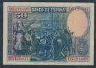 Money Spain 1928 Pick-number  75b Used  iii  1928 50 Peseten  10448033
