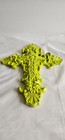 Rustic Green Ornate Wall Cross Resin Decorative Wall Art Farmhouse