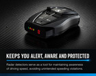 Rad 380 Laser Radar Detector     Long Range Lasereye Front   Rear Detection Black   