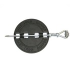 6 Inch Dia  Stove Pipe Cast Iron Damper For Single Wall Stovepipe