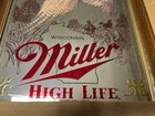 Miller High Life Pheasant Bar Mirror Beer Sign Wisconsin Sportsmen Series