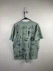 Thomas Edison American Vintage All Over Print Blueprint Ideas T-shirt Size Xl