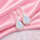 Milky Opal Gemstone 925 Sterling Silver Designer Jewelry Dangle Earring 1 40 
