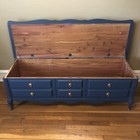 Vintage Lane Legged Cedar Chest No Latch No Lock 54   x19   x17   