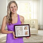 2x Baby Handprint   Footprint Kit clay Hand Print Picture Frame-baby Shower Gift