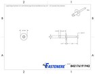 Large Flange Pop Rivets 1 4  X 3 8 all Steel  8-6  Dome Head Qty 25