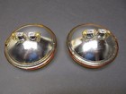 2 New Amber Sealed Beam 12v Passing Lights For Harley Davidson One Pair  4 1 2  