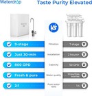 Waterdrop X8 Reverse Osmosis System  800 Gpd  tankless Ro smart Faucet