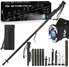 Zap Hike n Strike 18n1 tactical Walking Stick W detachable Stun flashlight  more