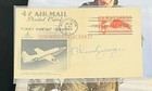 Chuck Yeager Signed Autographed First Day Postal Cover And Memoir Hc