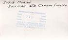 Vintage 1940 s Aeroplane Photo Supply Wwii British Raf Spitfire Vb Fighter 667