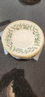 Lenox Holiday Round Saucer Set Of 4 Holly   Berry 24k Gold Rim Printed Mark Usa
