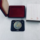 1971 Canada  1 British Columbia Silver Dollar Killer Rainbow Toning W  Case  1