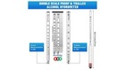 Alcohol Hydrometer 0-100  For Whiskey Moonshine Spirit Distilling Test Jar