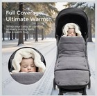 Cozydiary momcozy Universal Stroller Footmuff -weather-proof Stroller - Gray