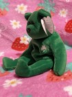 Collectible Ty Beanie Baby Erin The Bear  rare 1997  W Tag Errors