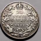 Canada 1912 Canada 25 Cents C25-435