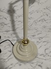 Stiffel White Brass 28  Table Desk Lamp Swing Arm W  Stiffel No Shade Tested 