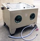 Sandblaster Cabinet Benchtop Abrasive Sand Blasting Media Box W blasting Gun