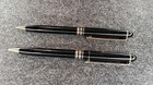 2 Vintage Colibri Kreisler Roc Twist Action Ballpoint Pen  And Pencil Monogramed