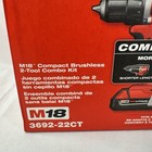 Milwaukee 3692-22ct M18 Compact Brushless Drill 2-tool Driver Combo Kit