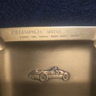 Vintage Indianapolis Motor Speedway Bronze Ashtray - Clabber Girl Special - Rare