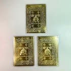 Phra Somdej Toh Wat Rakang Temple Yantra Katha Waterproof Thai Buddha Amulet X 3