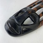 Vintage  Tribal African Mask Wood Hand Carved Kenya 10 5 