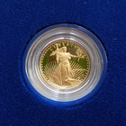 1988-p  5 Proof Gold American Eagle 1 10 Oz     Ogp Box   Coa