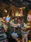 Fairy House Large Fully Decorated And Lights  Must See  One Of A Kind